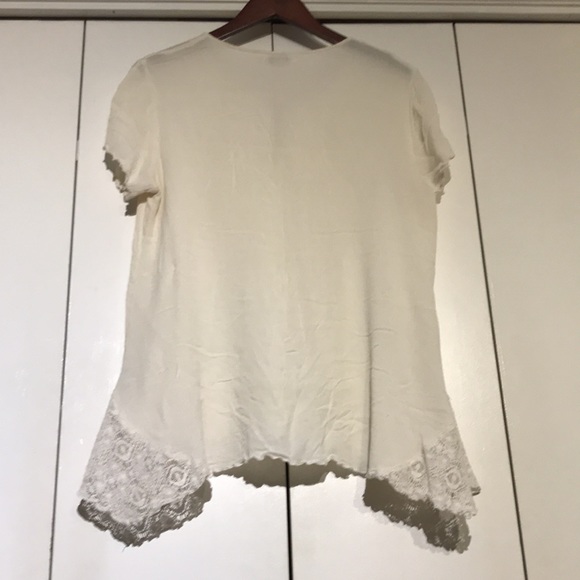 Simply Noelle Women’s blouse size L/XL (12-14) color white - Picture 4 of 9